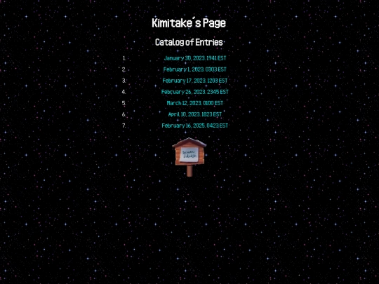 entries screenshot