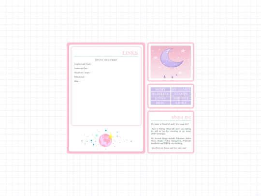 Links screenshot