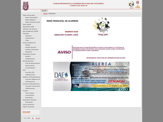 login screenshot