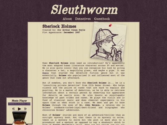detectives/holmes screenshot