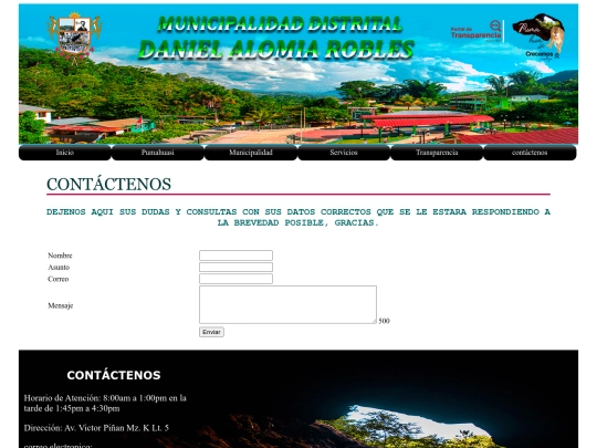 html/contacto screenshot