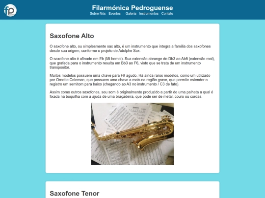 Saxofones screenshot