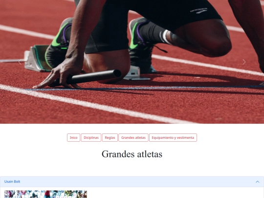 Grandesatletas screenshot