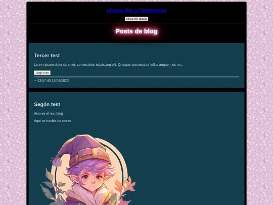 blog screenshot