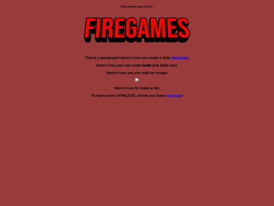 Content/Addons/Firegames Marketplace/home screenshot