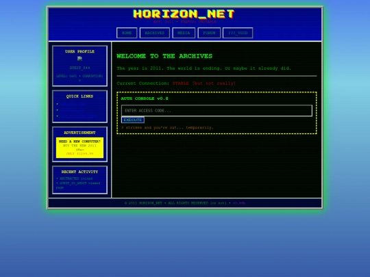 HomeArchive screenshot