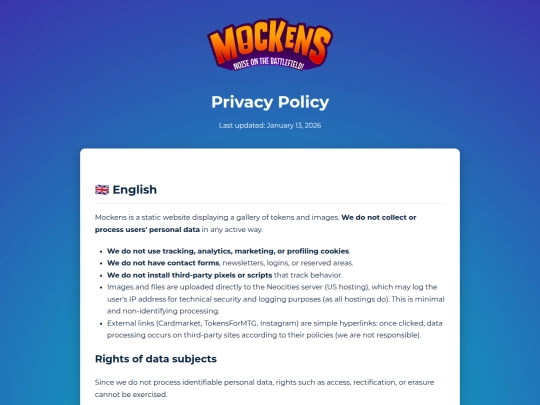 privacy screenshot
