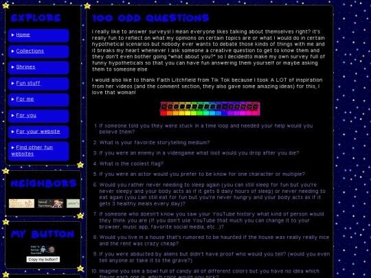 100OddQuestions screenshot