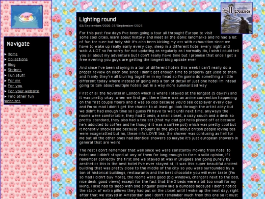 Blog/Hotels screenshot