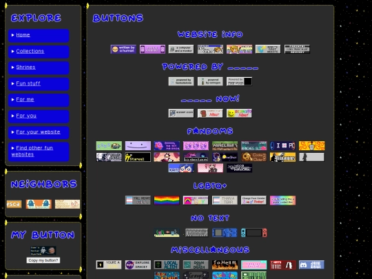 Buttons screenshot