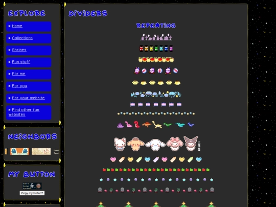 Dividers screenshot