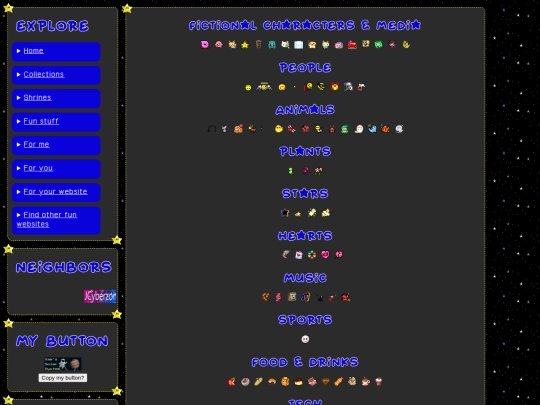 Favicons screenshot