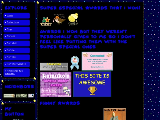 Myawards screenshot