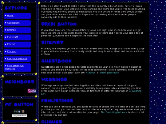Websiteideas screenshot