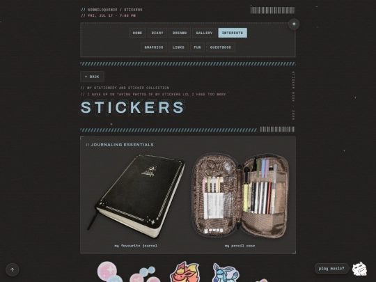 stickers screenshot