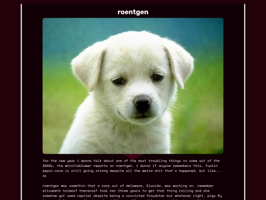 pages/weirdearth/roentgen screenshot
