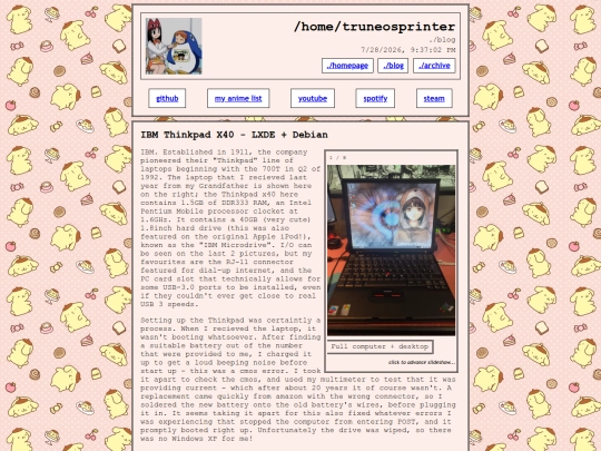 blog screenshot