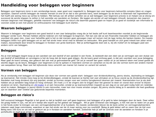 beleggen-voor-beginners screenshot