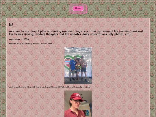 diary screenshot