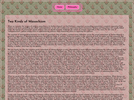 philosophy.masoch screenshot