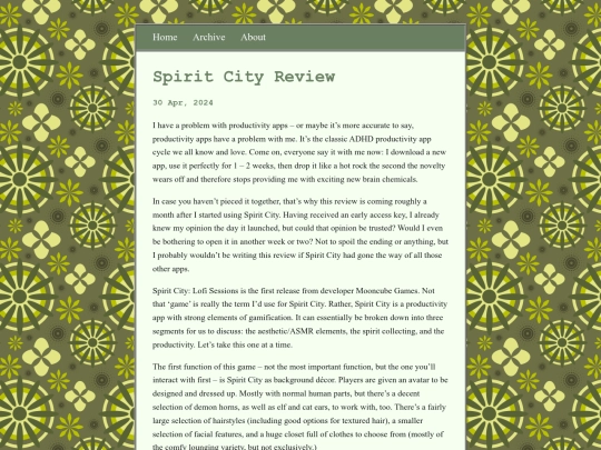 posts/2024-04-30-Spirit-City-Review screenshot