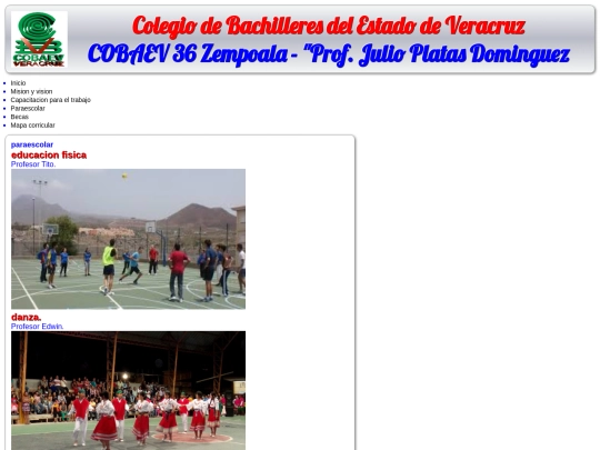 paraescolar screenshot
