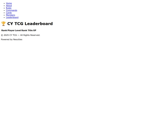 leaderboard screenshot