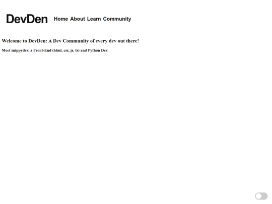 index screenshot