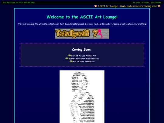 ascii screenshot