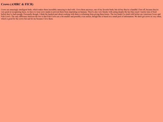 BirdRoom/AMCRFICR screenshot