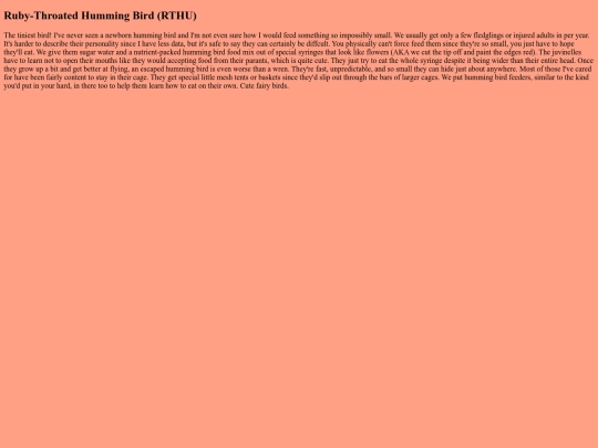 BirdRoom/RTHU screenshot