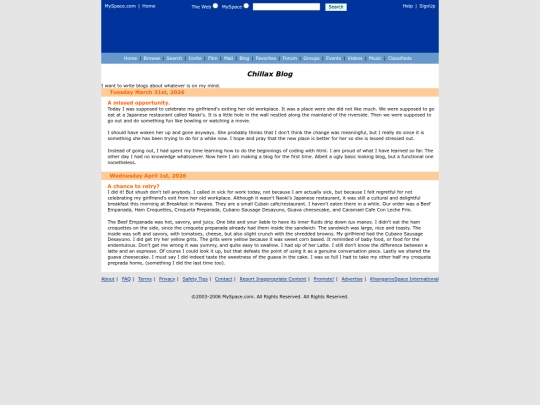 chillax_blog screenshot