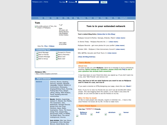 indexmyspace screenshot