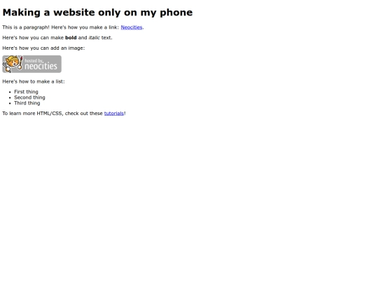 index screenshot