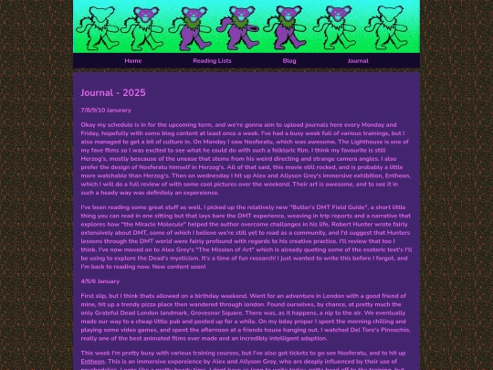 Journal screenshot