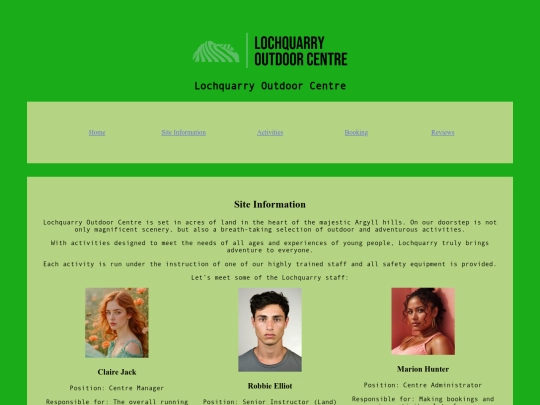 siteinformation screenshot