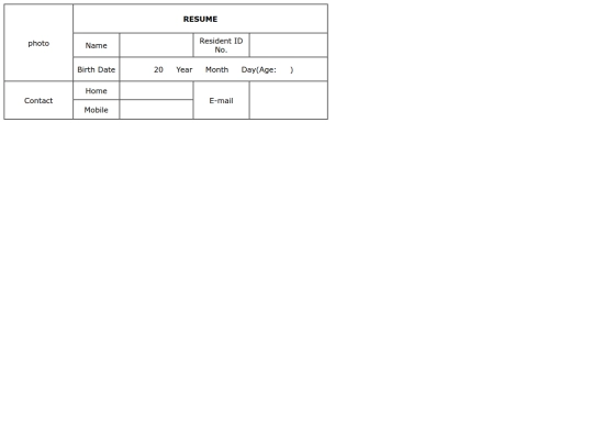 table screenshot