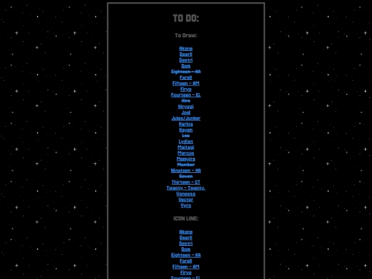 MISClore/NEO/To-do screenshot