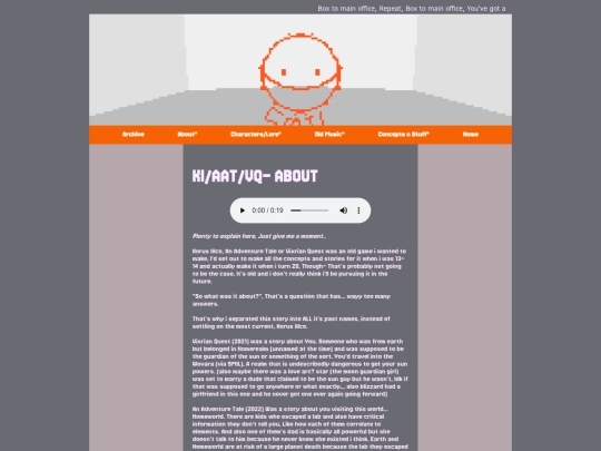 MISClore/VQ/About screenshot