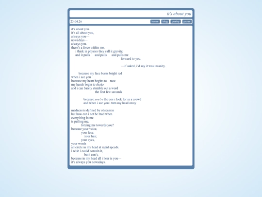 poems/itsaboutyou screenshot
