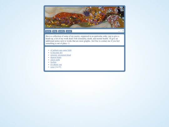 poetry screenshot