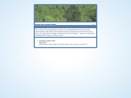 prose screenshot