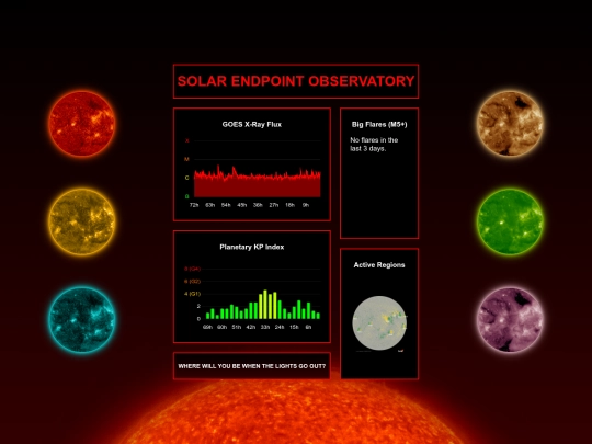 spaceweather screenshot