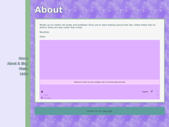 links screenshot