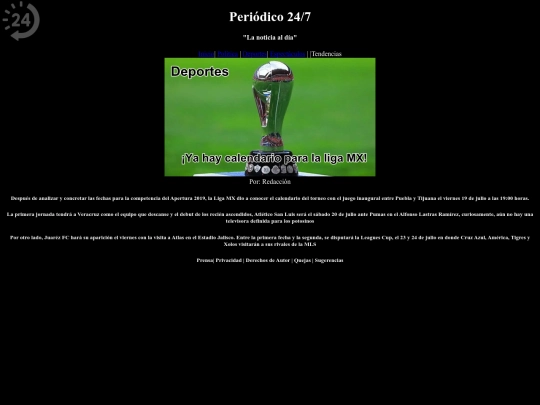 deportesligamx screenshot