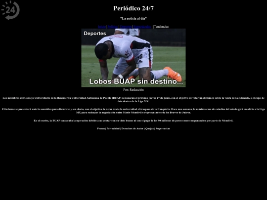 deporteslobos screenshot