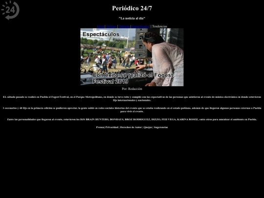 espectaculosfestival screenshot