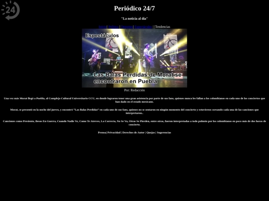 espectaculosmorat screenshot