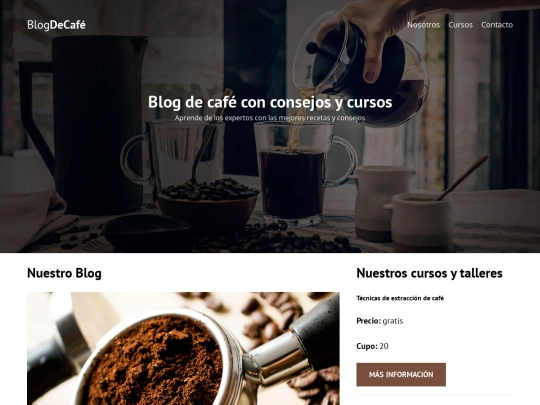 blogcafe screenshot