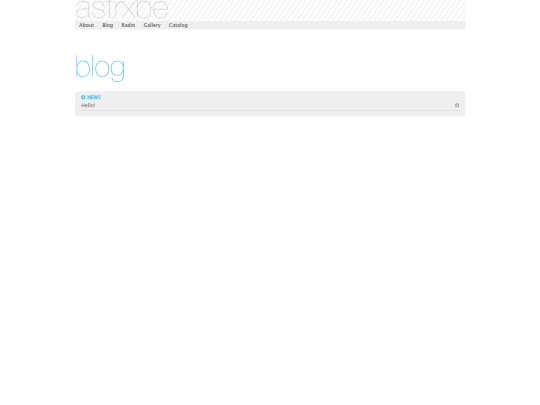 blog screenshot